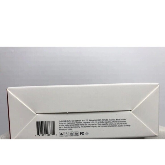 ON AIR Mini Mobile Selfie Light - Compact LED Halo Light with Full RGB 18 Color - Picture 9 of 11